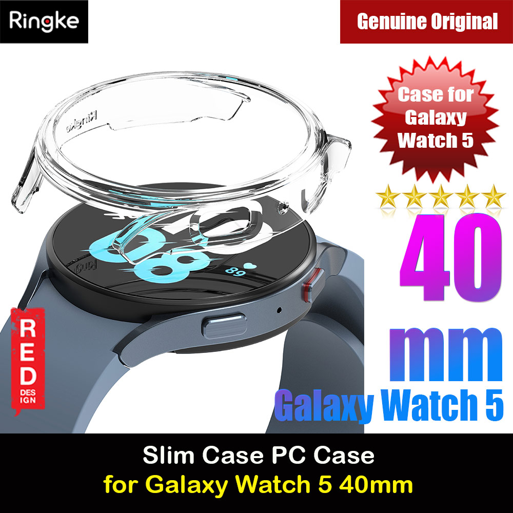 Ringke Slim Case Durable PC Protection Case for Samsung Galaxy Watch 5 Series 40mm (Clear)