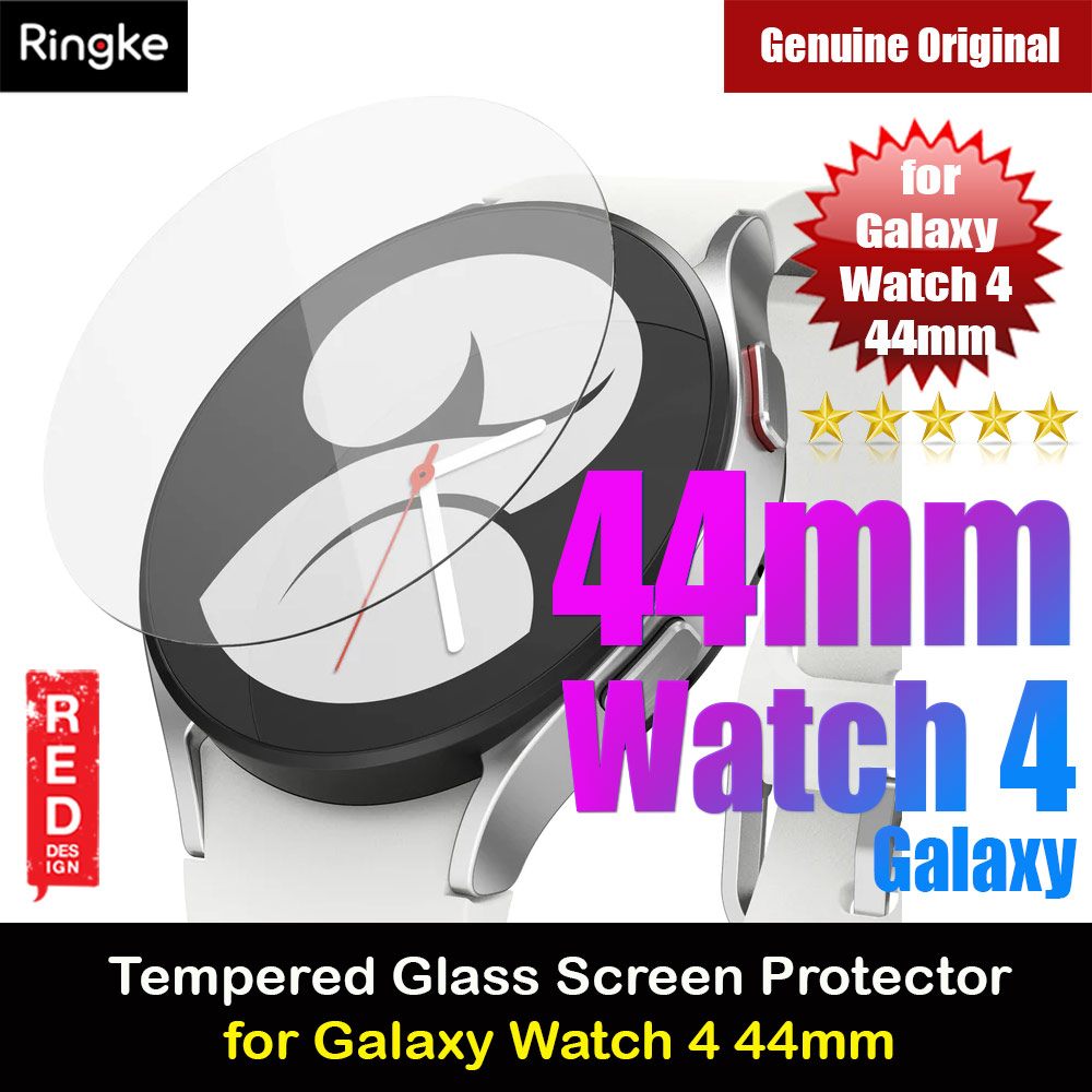Ringke Tempered Glass Screen Protector for Galaxy Watch 4 44mm (Clear 4pcs)