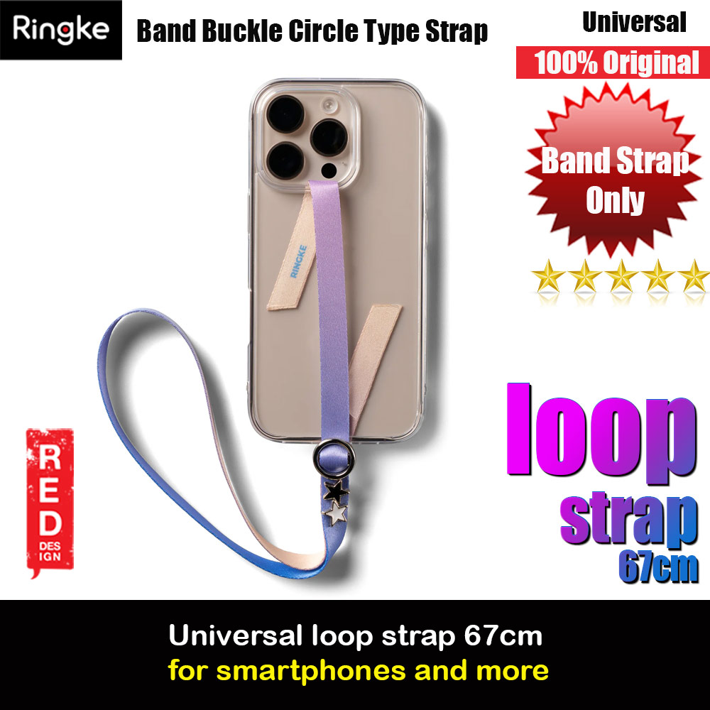 Ringke Loop Strap Buckle Circle Type for Smartphone (Aurora)