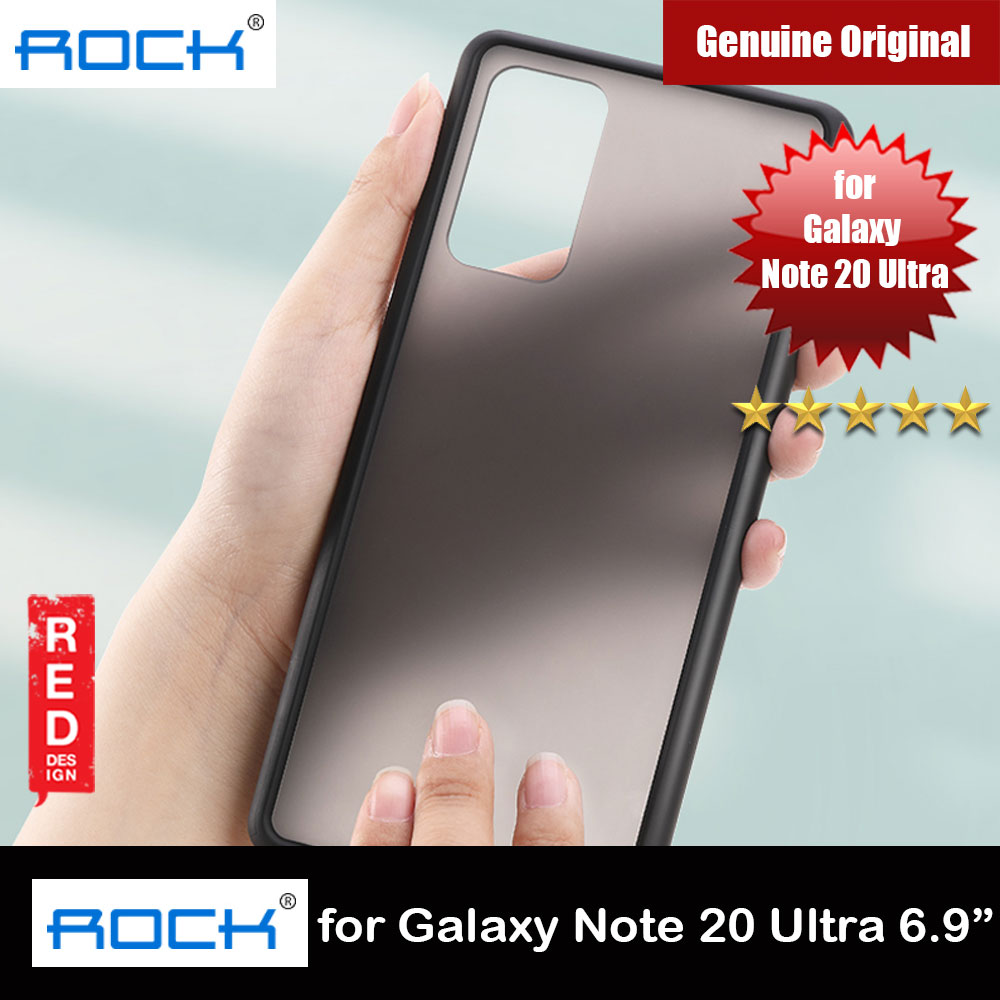 Rock Guard Pro Series Drop Protection Case for Samsung Galaxy Note 20 Ultra 6.9 (Matte Black)