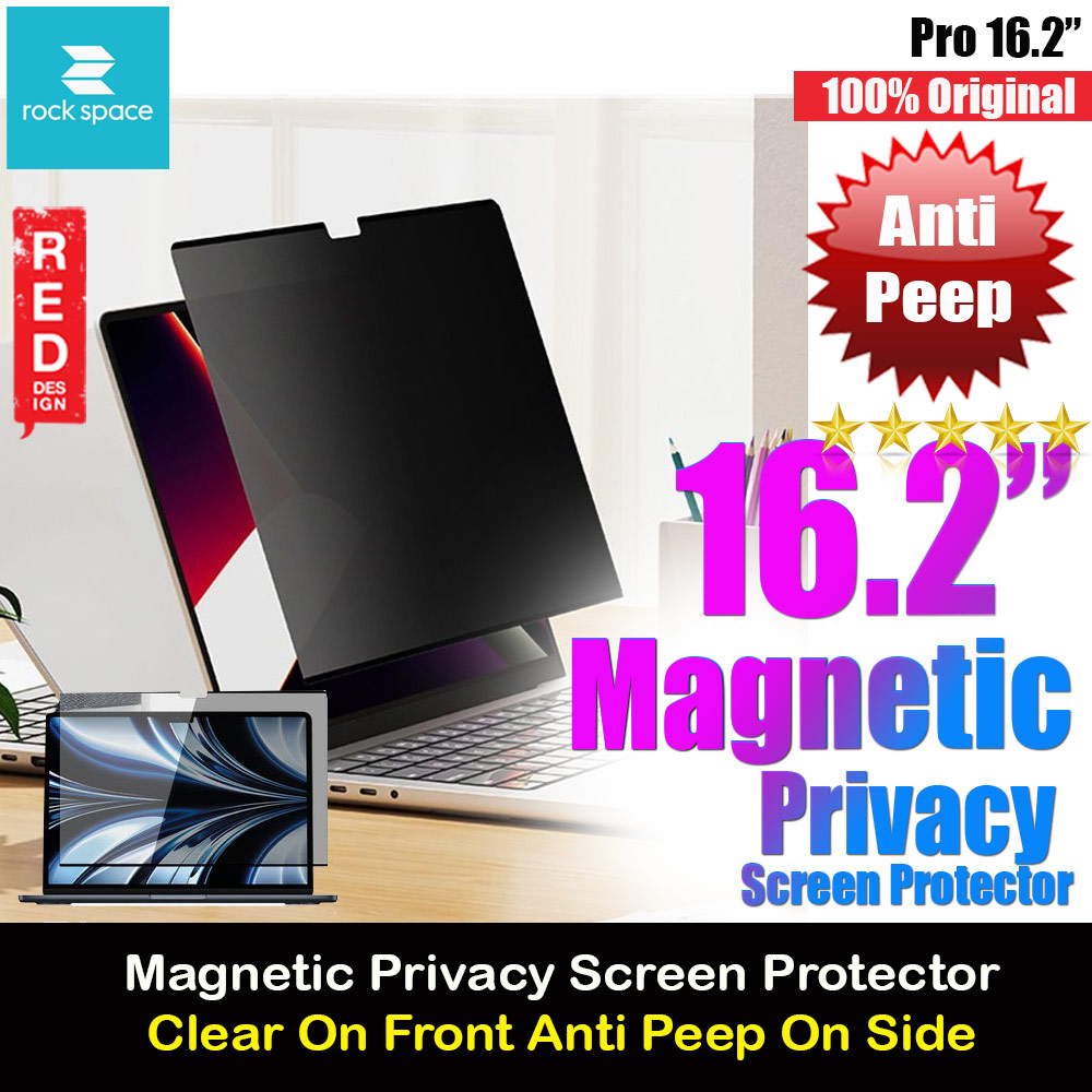 Rock Space Magnetic Privacy Anti Peep View PET HD Screen Protector for Macbook Pro 16.2"