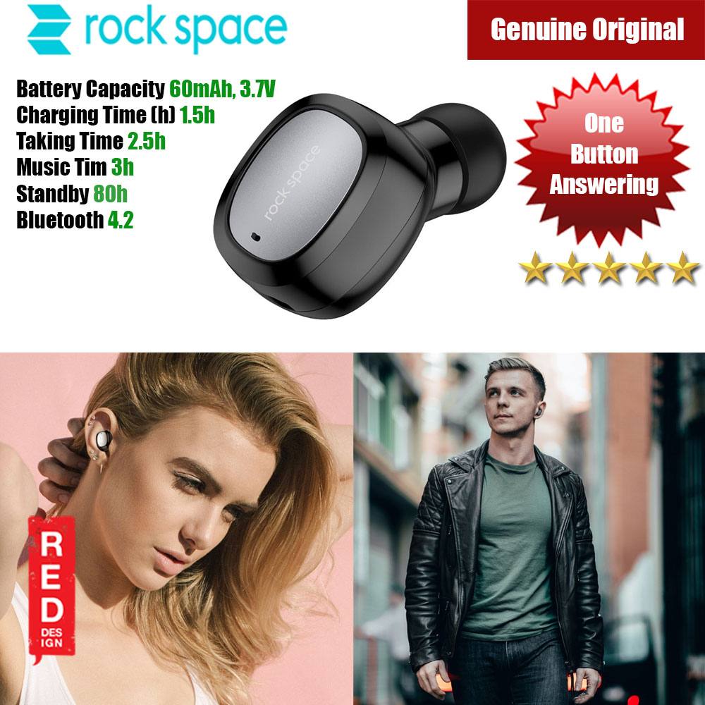 Rockspace D300 Mini Bluetooth Wireless Earbud Sport Car Driver Earphone with mic for IOS Android