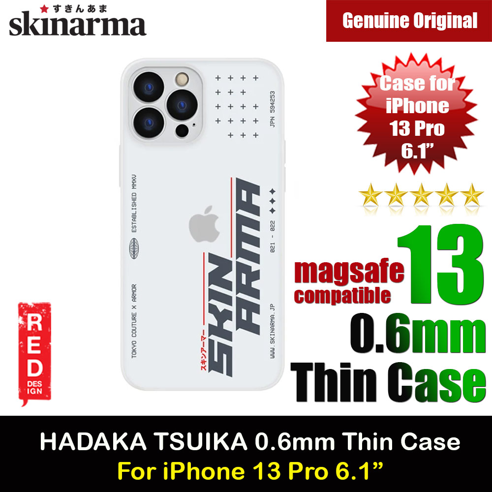 Skinarma HADAKA TSUIKA Series 0.6mm Ultra Thin Case for Apple iPhone 13 Pro 6.1 (White)