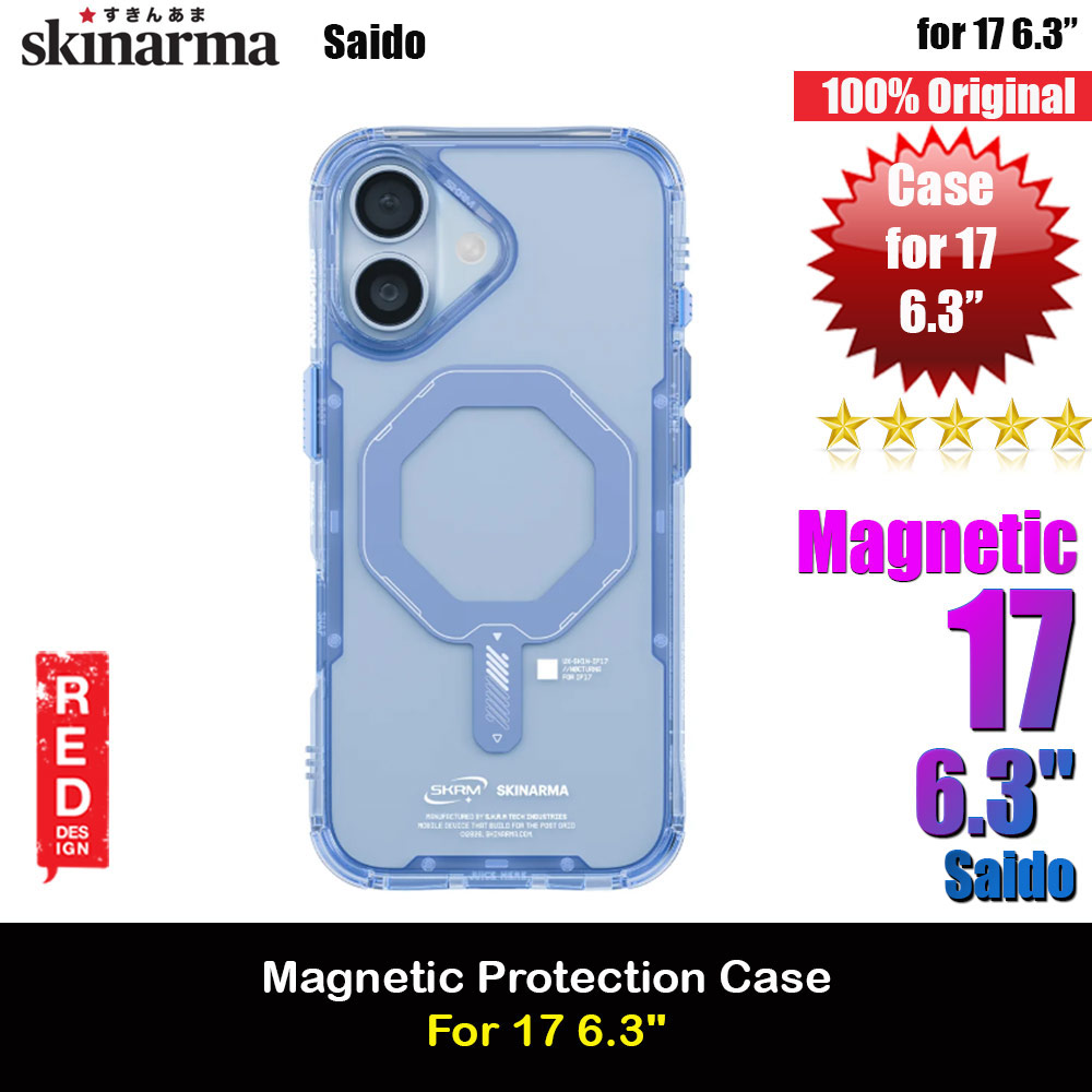 Skinarma Saido Magcharge Drop Protection Case for iPhone 17 6.3 (Sky Blue)