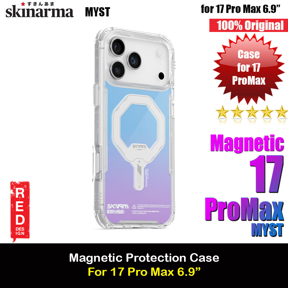 Skinarma Myst Magcharge Drop Protection Case for iPhone 17 Pro Max 6.9 (Hologram)