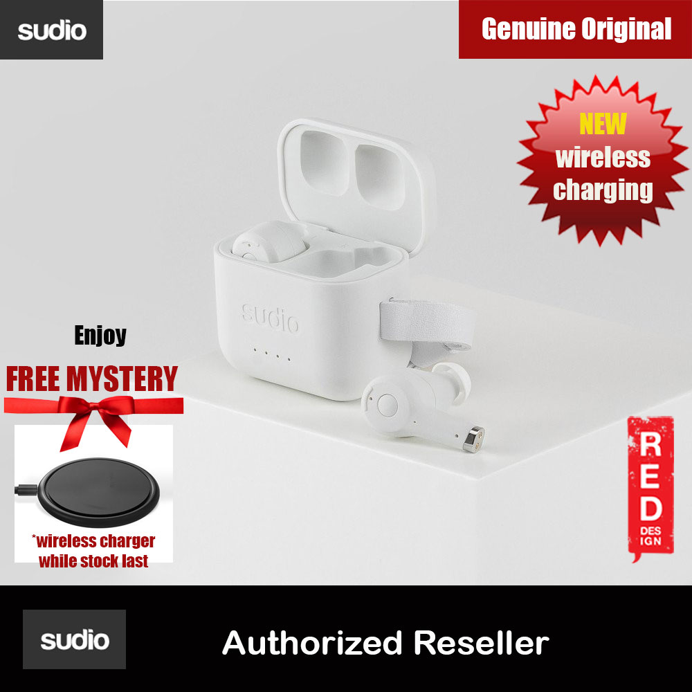 Sudio ETT Wireless Charge TWS True Wireless Bluetooth Earbuds (White)