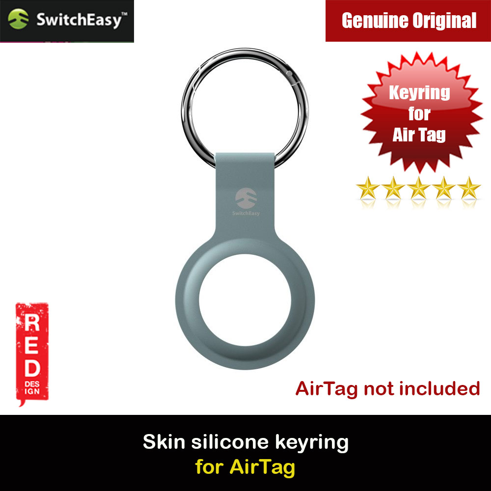 Switcheasy Skin Silicone Keyring for Apple AirTag (Exquisite Blue)