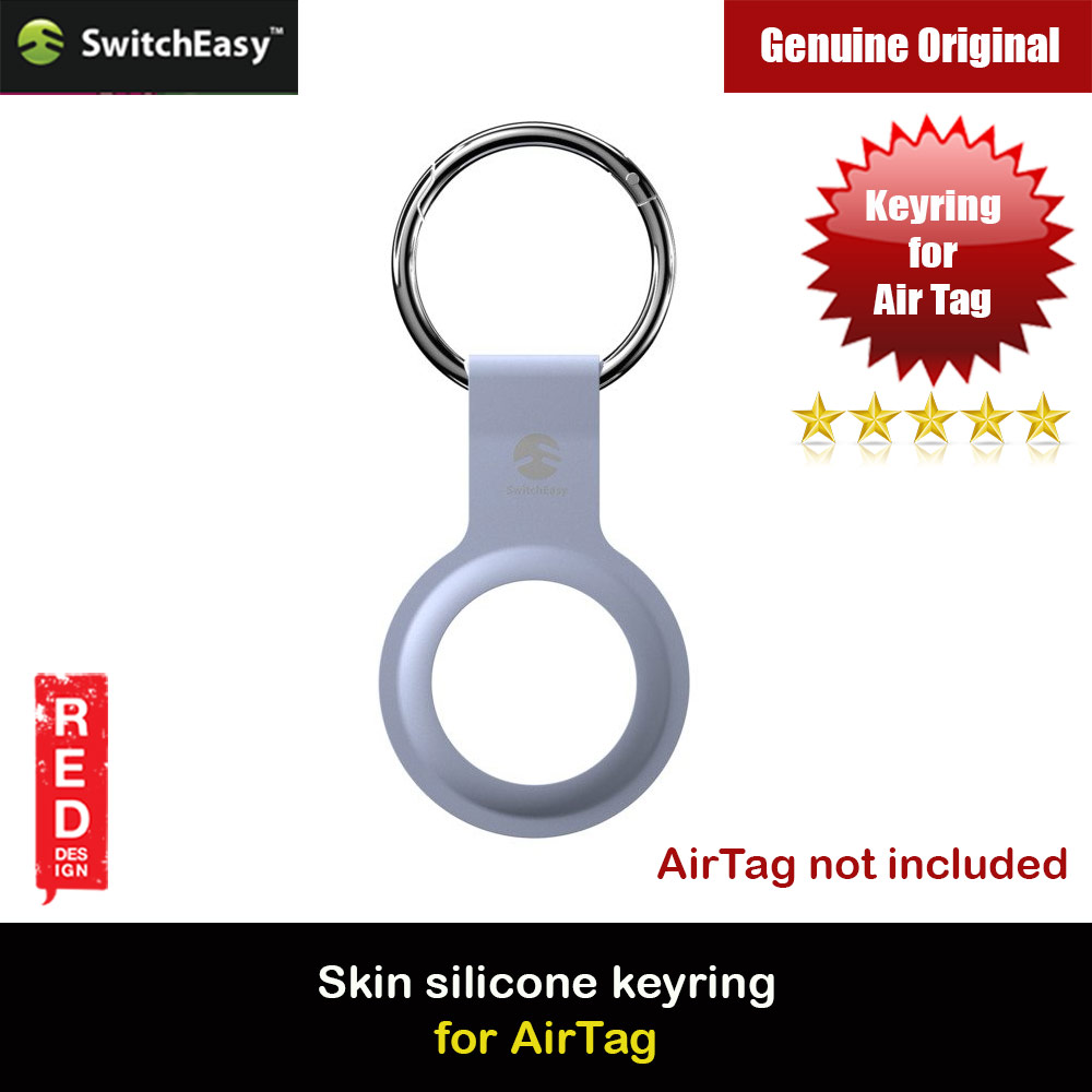 Switcheasy Skin Silicone Keyring for Apple AirTag (Lilac)