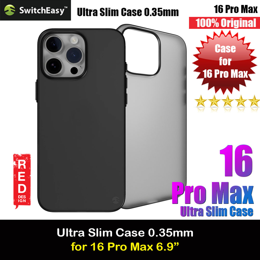 Switcheasy 0.35mm Ultra Slim Thin Case for  iPhone 16 Pro Max 6.9 (Ash)