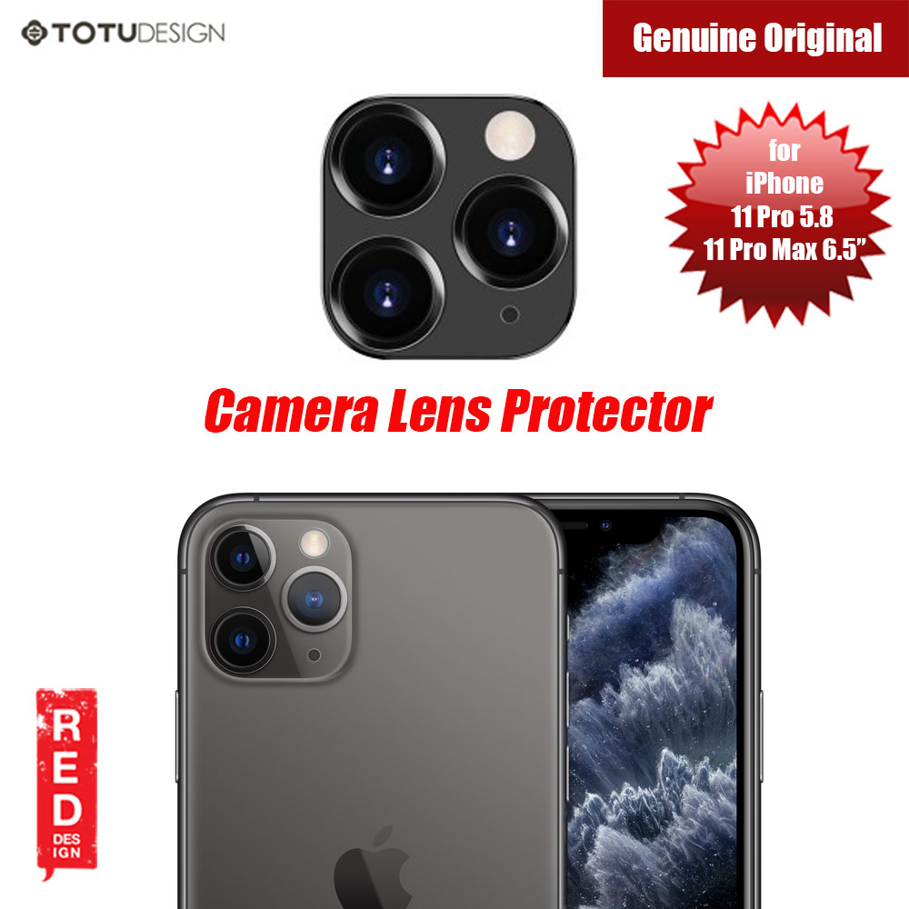 Totu Series Camera Lens Protection for iPhone 11 Pro 5.8 iPhone 11 Pro Max 6.5 (Black)