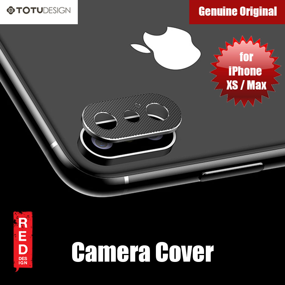 Totu Series Camera Lens Cover for iPhone XS iPhone XS Max (Black)