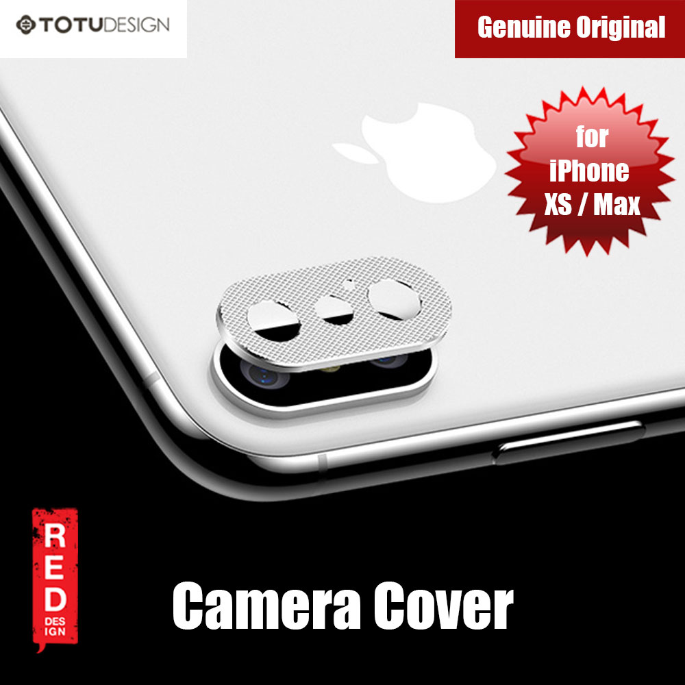 Totu Series Camera Lens Cover for iPhone XS iPhone XS Max (Silver)