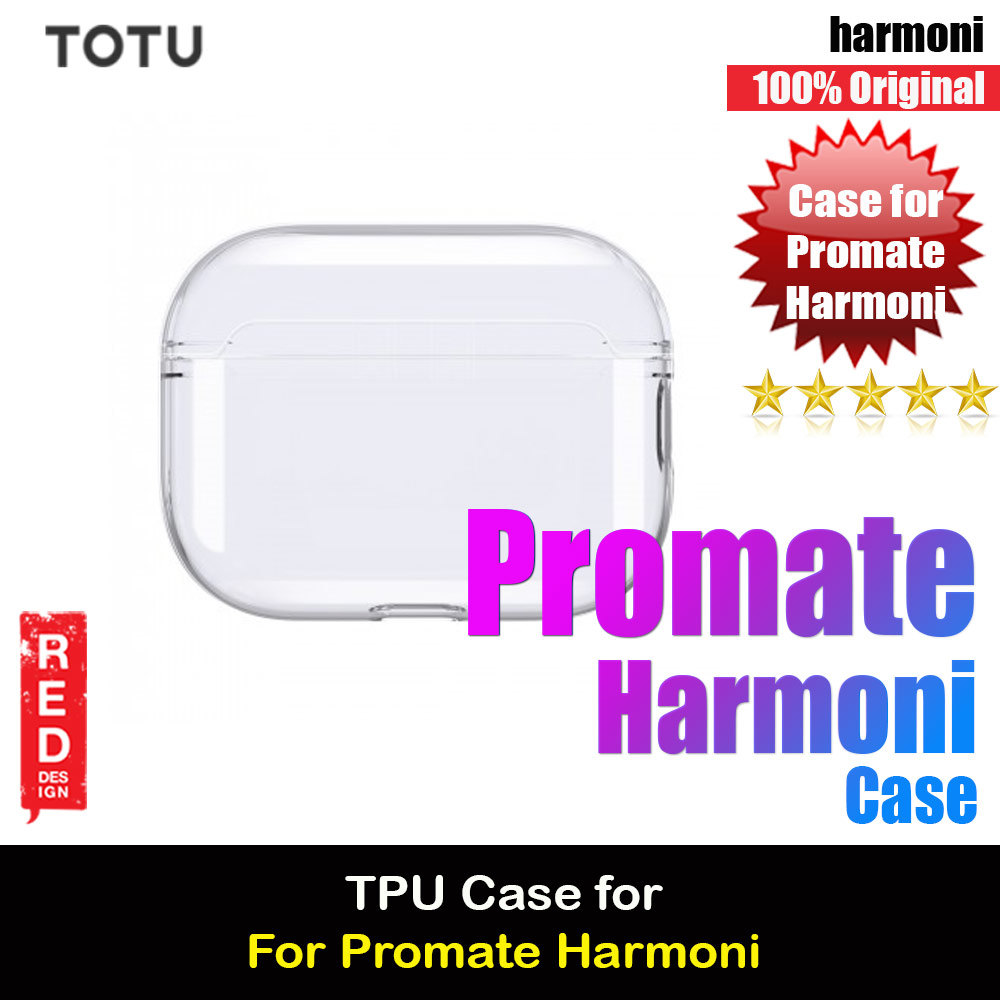 Totu Thin Drop Protection TPU Soft Transparent Case for Promate Harmoni (Clear)