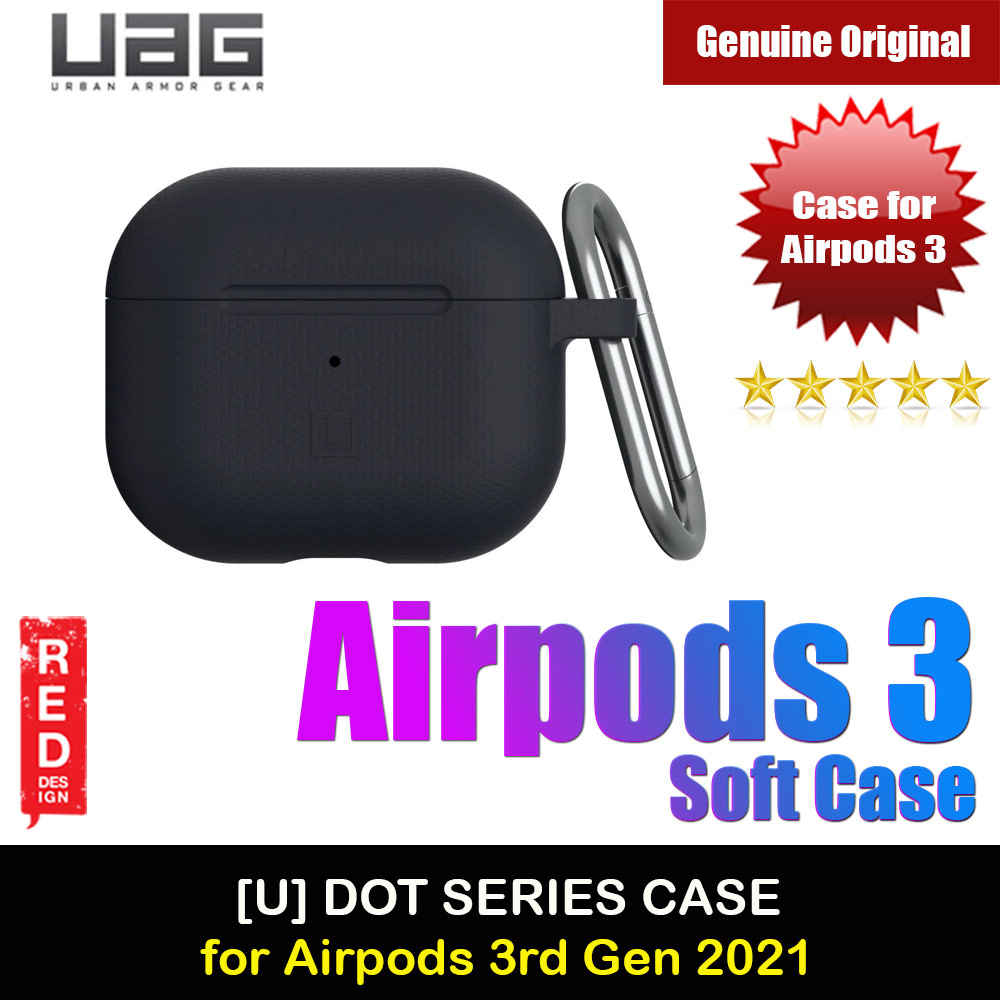 UAG U Dot Series Silicone Soft Case for Apple Airpods 3rd Gen 2021 (Black)
