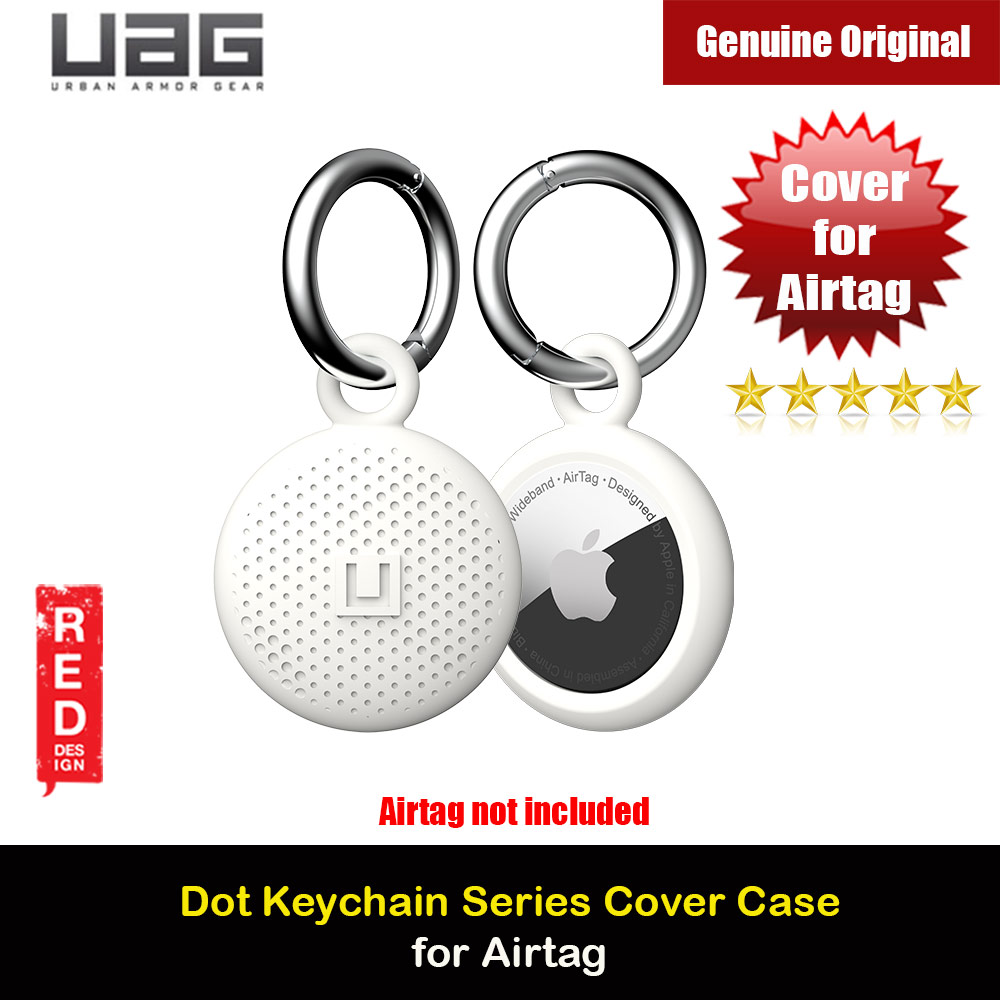 UAG [U] Dot Chain Series Cover Case for Airtag (Marshmallow)