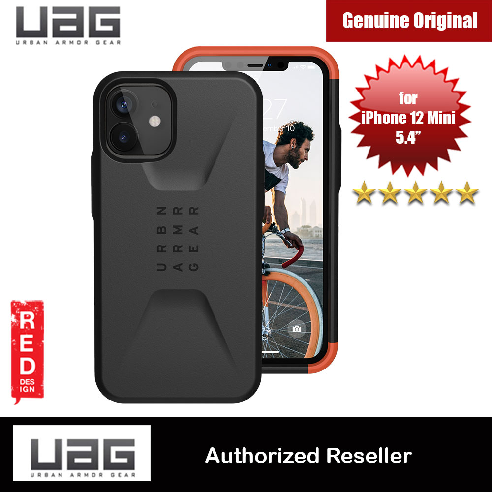 UAG Urban Armor Gear Protection Case Civilian Series for iPhone 12 Mini 5.4 (Black)