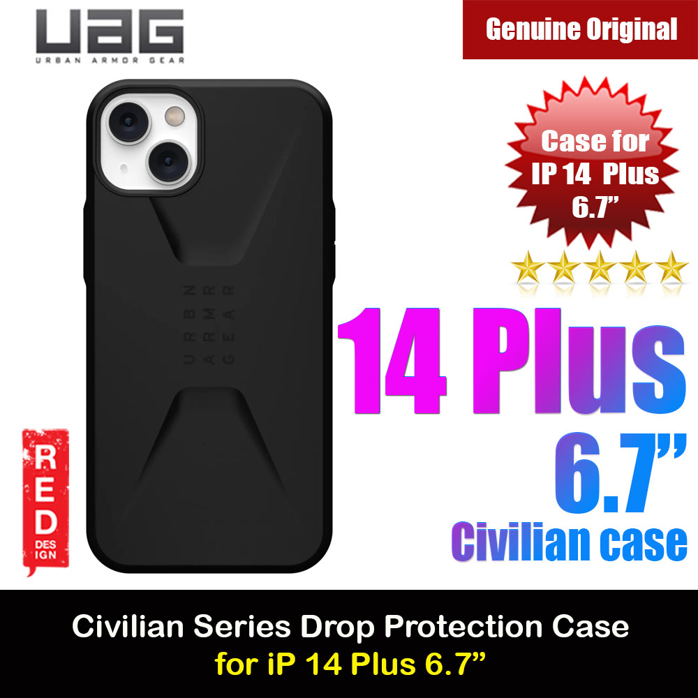 UAG Civilian Drop Proof Protection Case for iPhone 14 Plus 6.7 (Black)