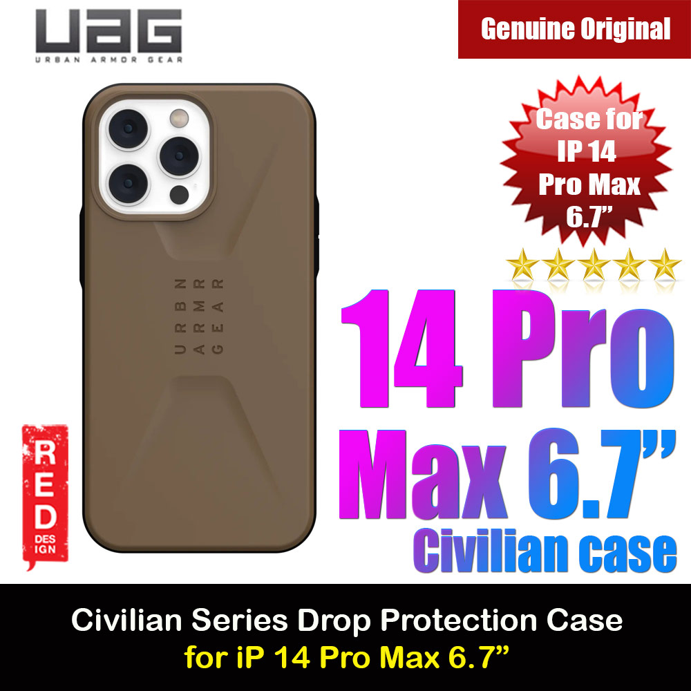 UAG Civilian Drop Proof Protection Case for iPhone 14 Pro Max 6.7 (Dark Earth)