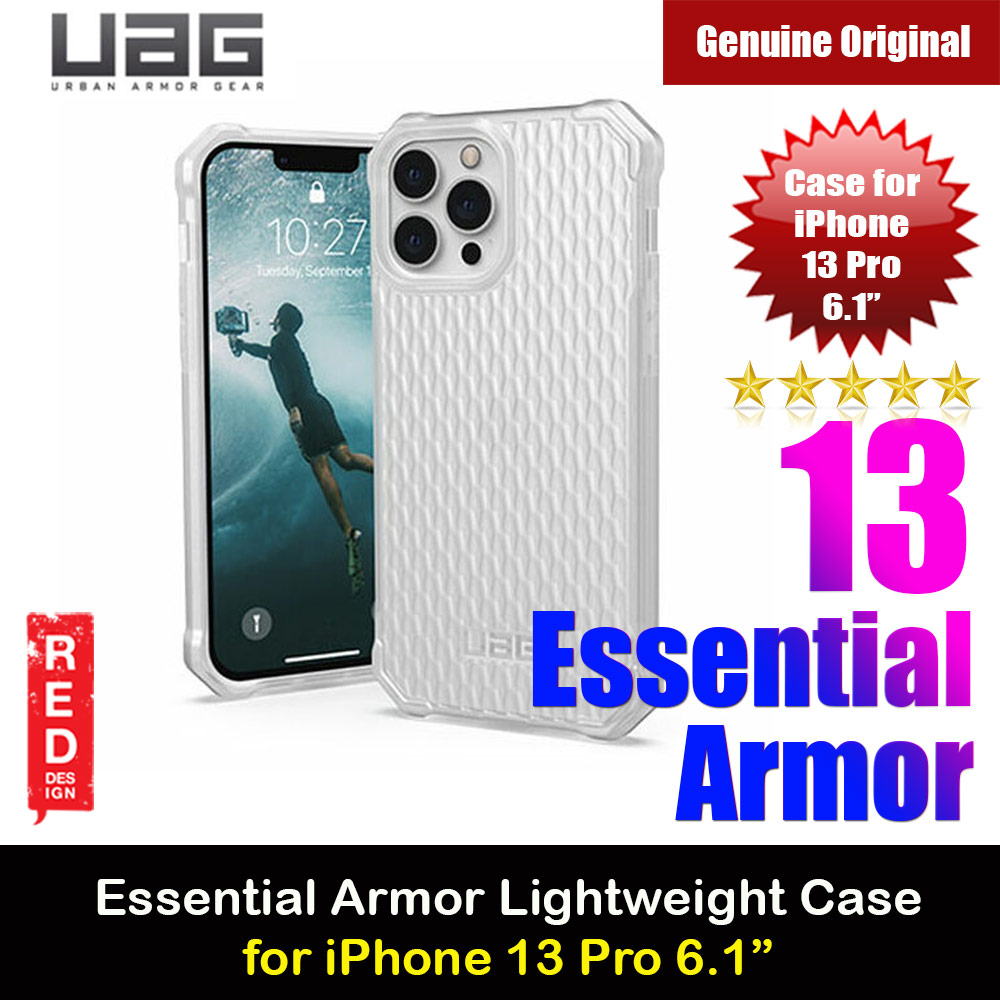 UAG Essential Armor Lightweight Series Protection Case for iPhone 13 Pro 6.1 Case (Frosted Ice)