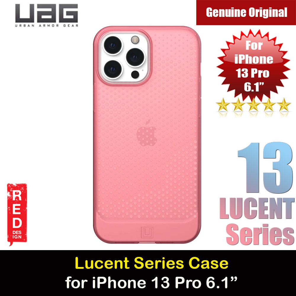 UAG LUCENT Series Slim Thin Soft Lightweight Protection Case Compatible with Magsafe for iPhone 13 Pro 6.1 Case (Clay)