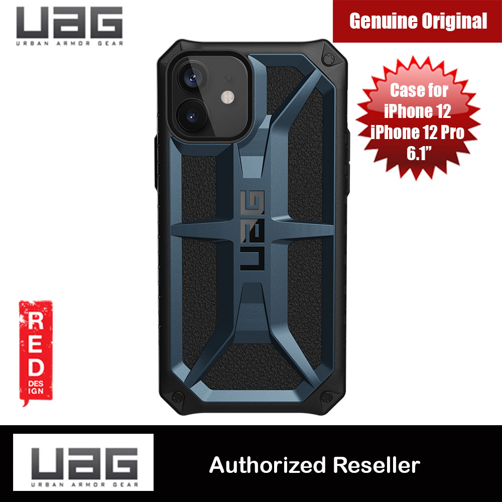 UAG Urban Armor Gear Protection Case Monarch Series for iPhone 12 iPhone 12 Pro 6.1 (Mallard Blue)
