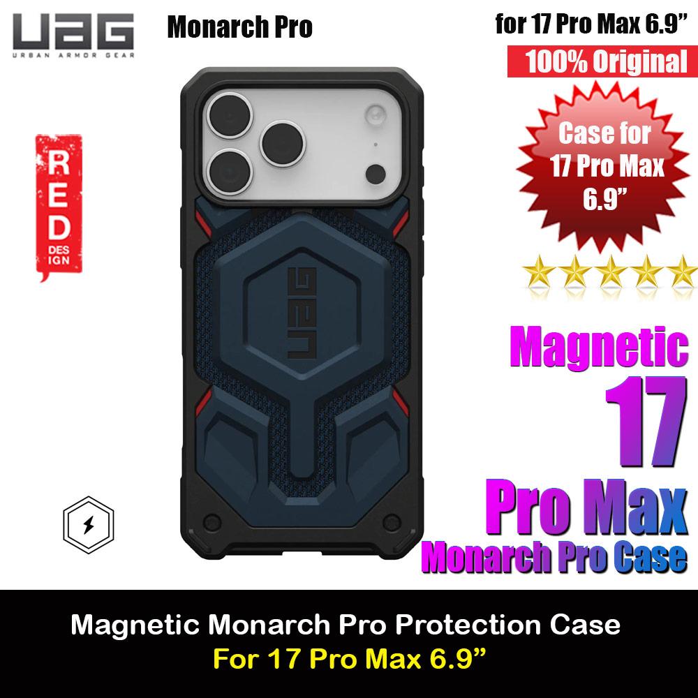 UAG Monarch Pro Kevlar Magsafe Compatible Drop Proof Case for iPhone 17 Pro Max 6.9 (Kevlar Mallard)
