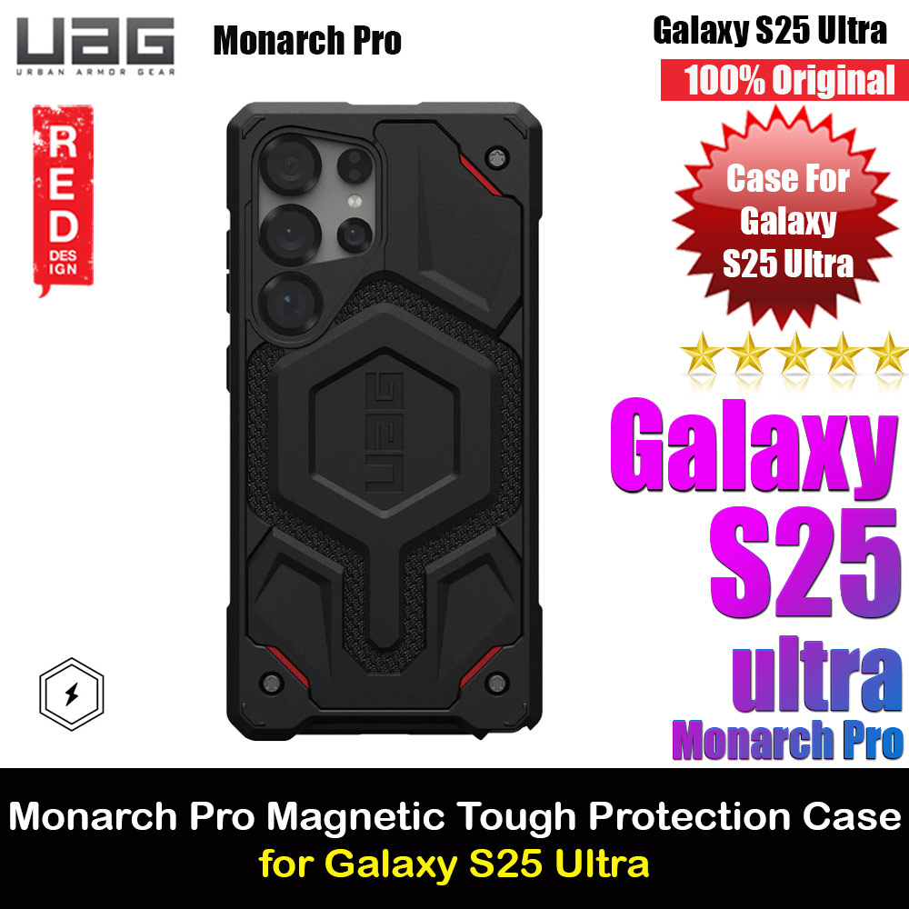 UAG Monarch Pro Magsafe Compatible Drop Proof Case for Galaxy S25 Ultra (Kevlar)