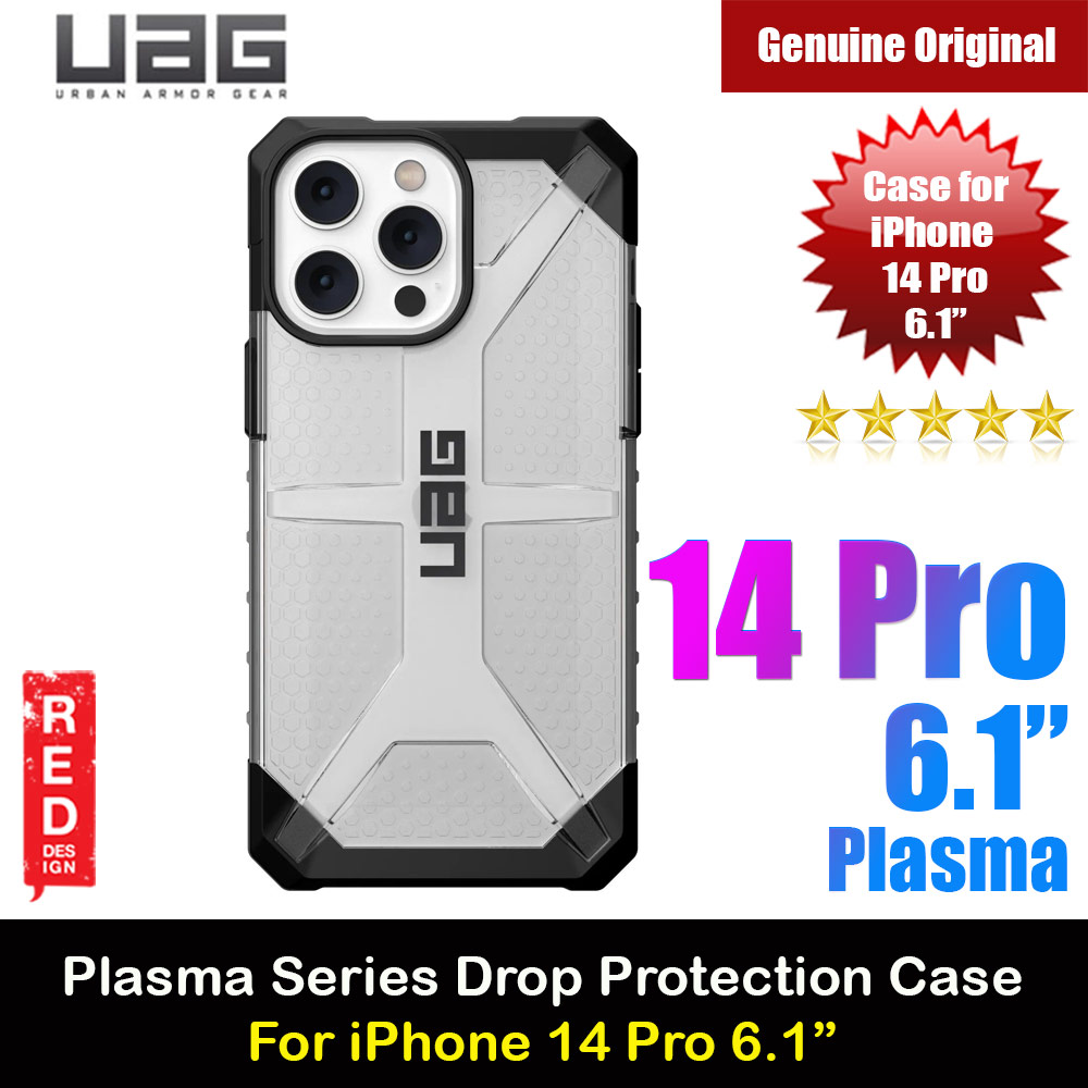 UAG Plasma Series Drop Protection Case for iPhone 14 Pro 6.1 Case (Ice)