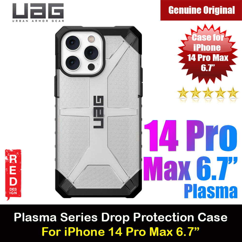 UAG Plasma Series Drop Protection Case for iPhone 14 Pro Max 6.7 Case (Ice)