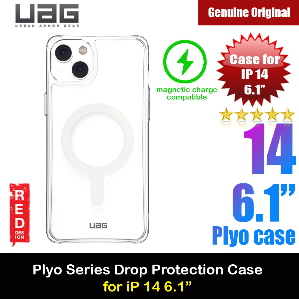 UAG Plyo Series Protection Magnetic Case with Magsafe Compatible for iPhone 14 6.1 Case (Ice)