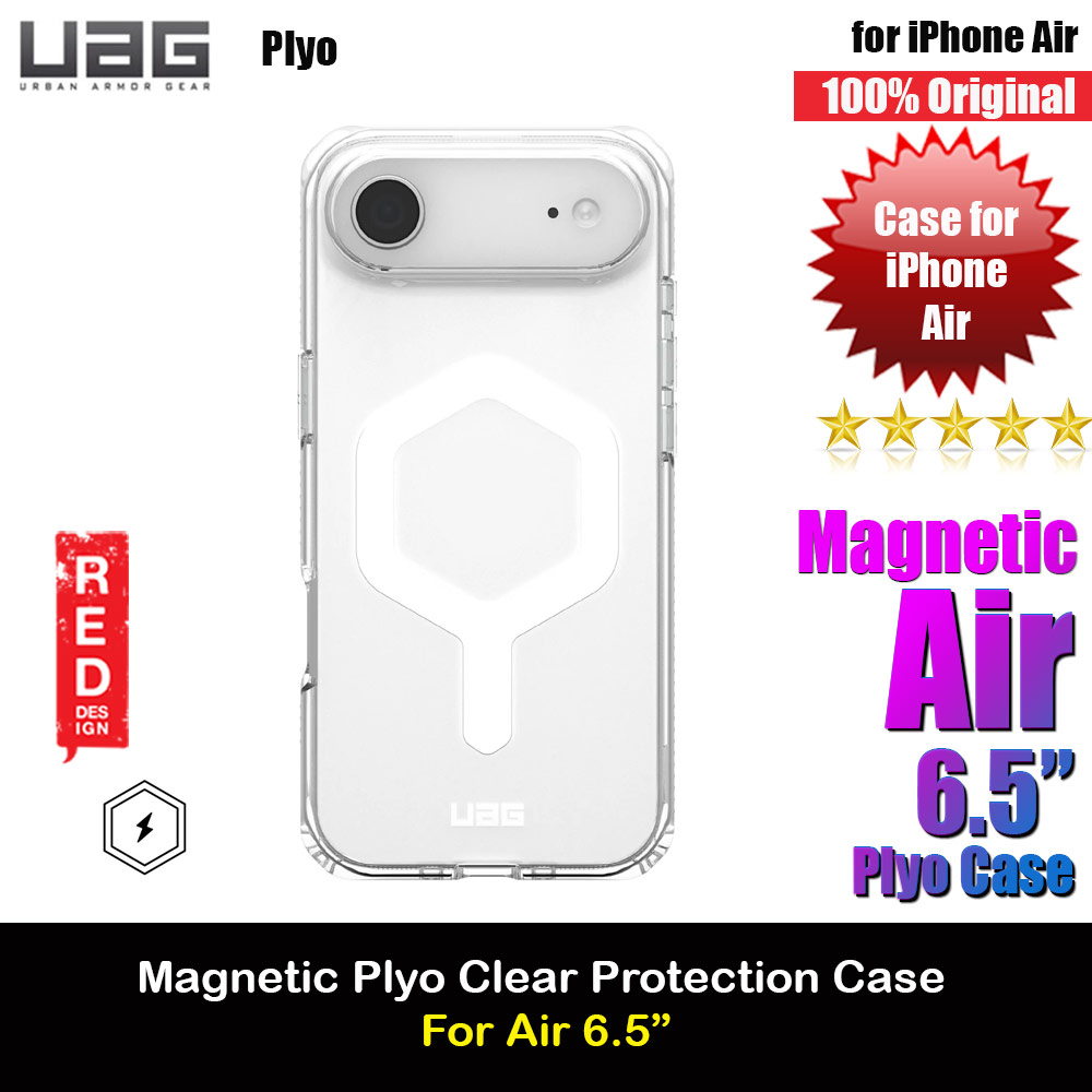 UAG Plyo Magsafe Compatible Drop Proof Clear Case for iPhone Air 6.5 (Ice White)