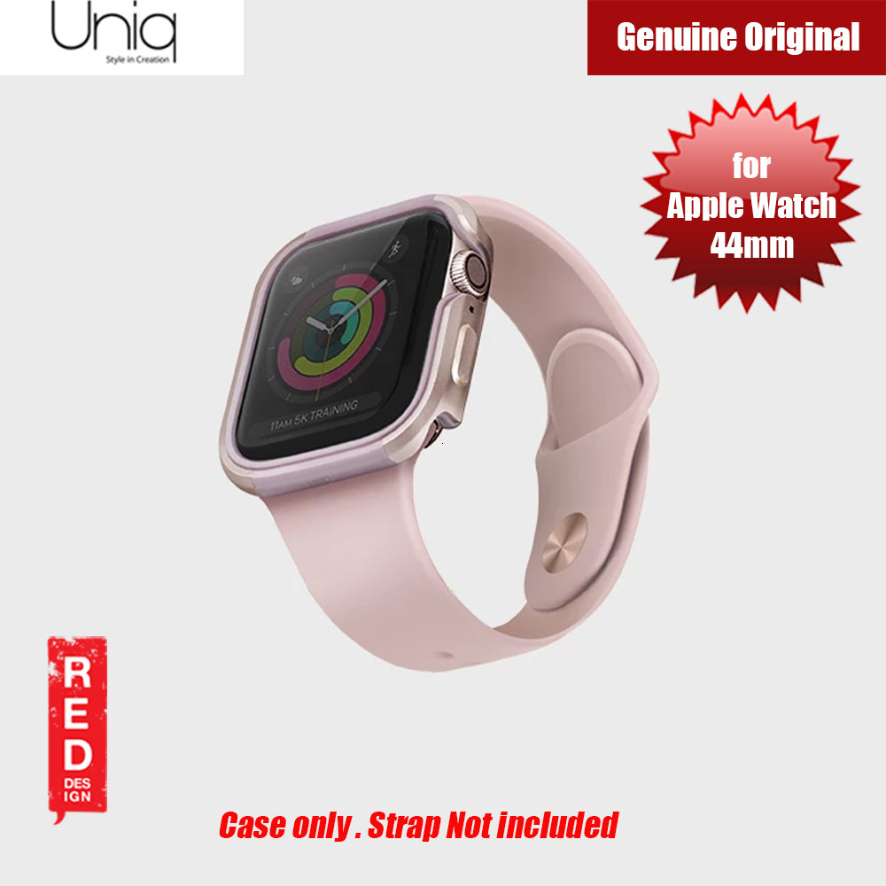 Uniq Valencia Series Reinforced Aluminium Defense Case for Apple Watch Series 4 5 6 SE Nike 44mm (Pink)