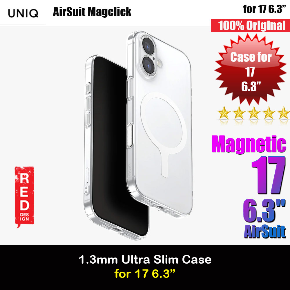 Uniq Airsuit Magclick Ultra Slim Protection Case for iPhone 17 6.3 (Clear)