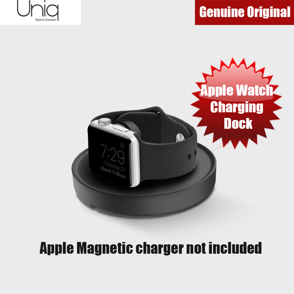 Uniq Dome Apple Watch Charging Dock (Black)