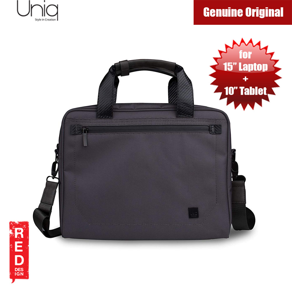 Uniq Envoy Collection Water proof Travel Messenger Bag for 15" Laptop & 10" Tablet (Grey)