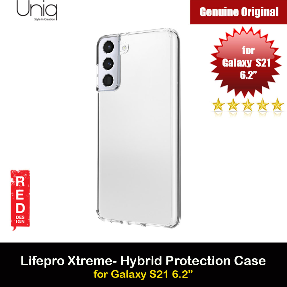 Uniq Lifepro Xtreme Ultra Protection Hybrid Case for Samsung Galaxy S21 6.2 (Crystal Clear)