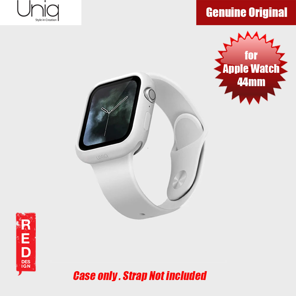 Uniq Lino Series Premium Liquid Silicone Case for Apple Watch Series 4 44mm (White)
