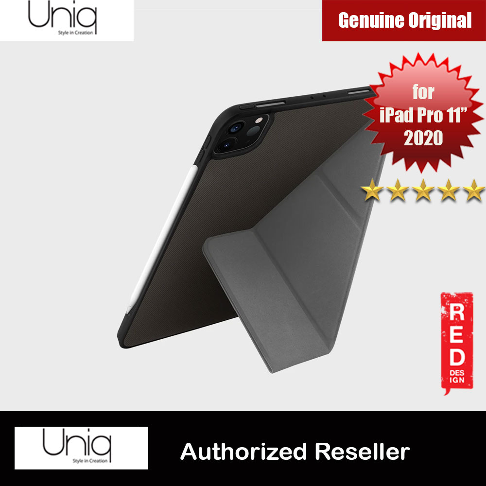 Uniq Transforma Rigor Protection Flip and Standable Case for Apple iPad Pro 11 2nd 2020 (Grey)