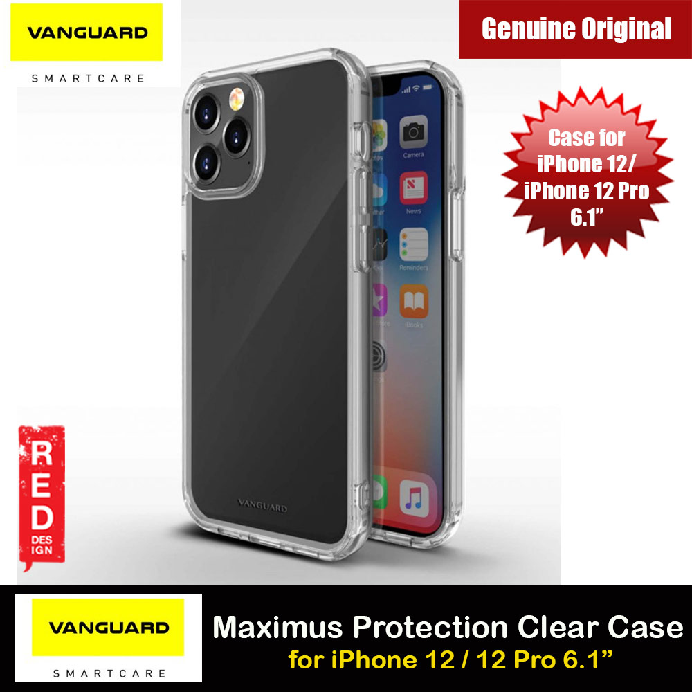 Viva Madrid Vanguard Maximus Clear Drop Protection Case for iPhone 12 iPhone 12 Pro 6.1 (Clear)
