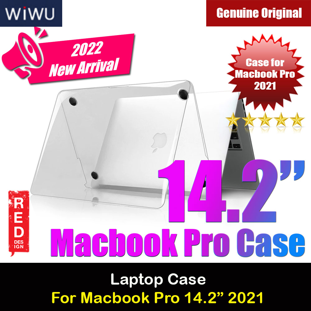 WIWU iSHIELD Slim Fit Hard Shell Protection Case for Apple Macbook Pro 14.2" 2021 A2442(Matte Clear)