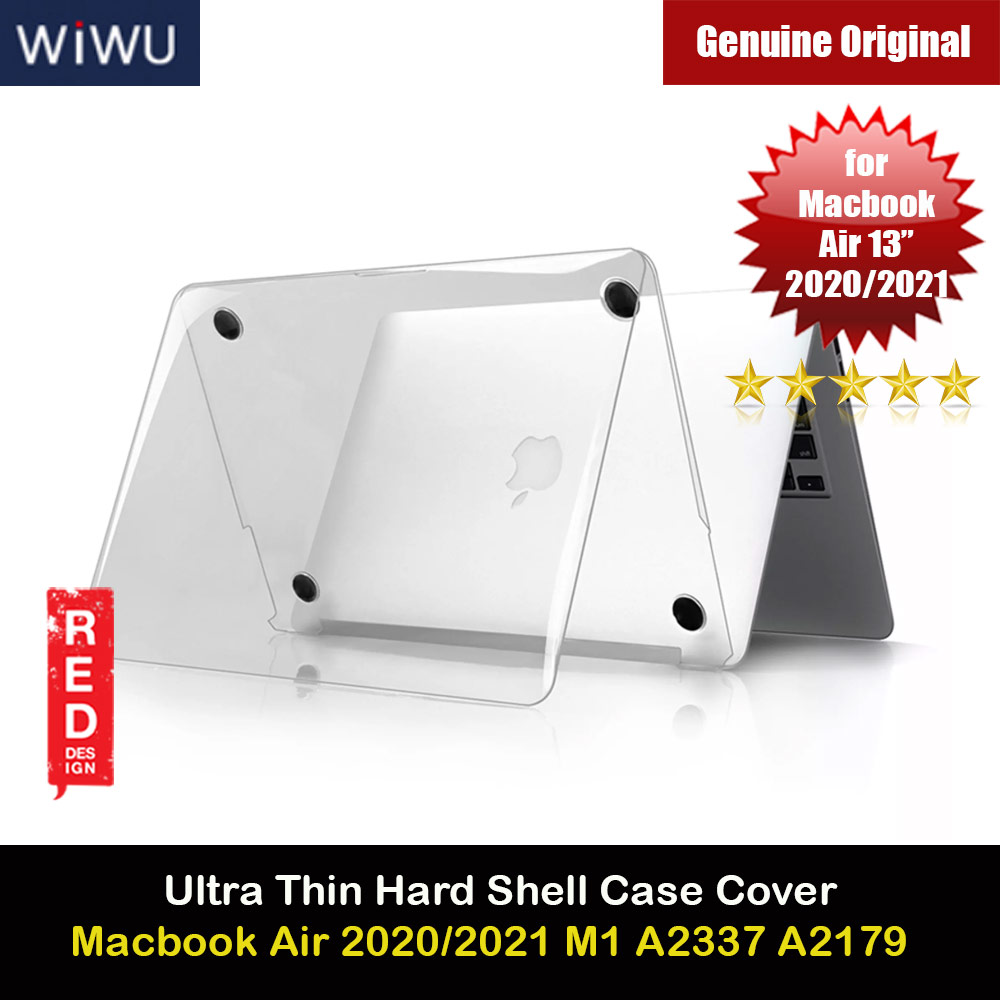 WIWU iSHIELD Slim Fit Hard Shell Protection Case for Apple Macbook Air 13"  Macbook Air 13" M1 2020 2021 A2179 M1 A2337 ( Matte Clear)
