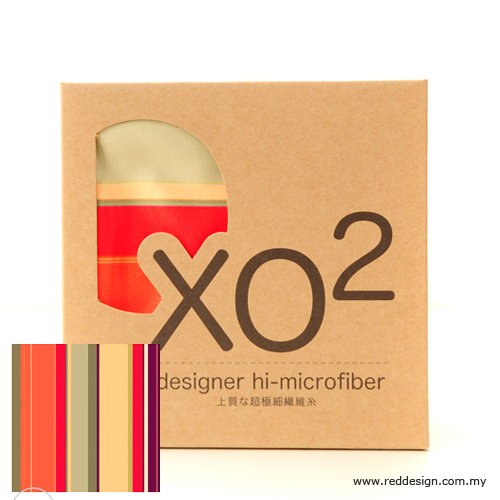 XO2 Design Hi-Microfiber for iPad Camera Laptop Eye Glasses Handkerchief - Chic Stripe 1