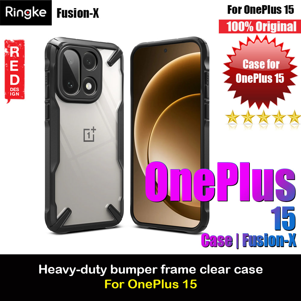 Ringke Fusion X OnePlus 15 Drop Protection Case for OnePlus 15  (Black)