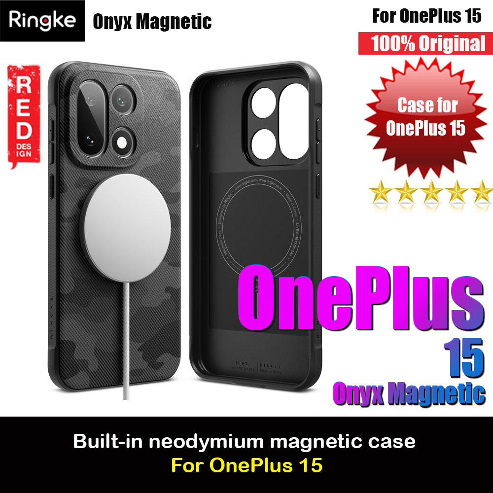 Ringke Onyx Magnetic Drop Protection Case for OnePlus 15 (Camo Black)