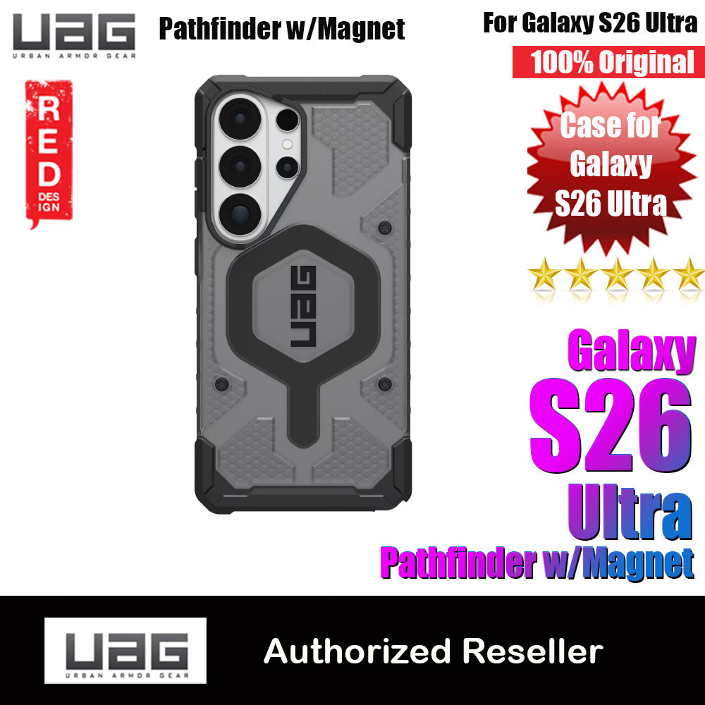 UAG Pathfinder Magsafe Compatible Drop Proof Case for Samsung Galaxy S26 Ultra (Ash)