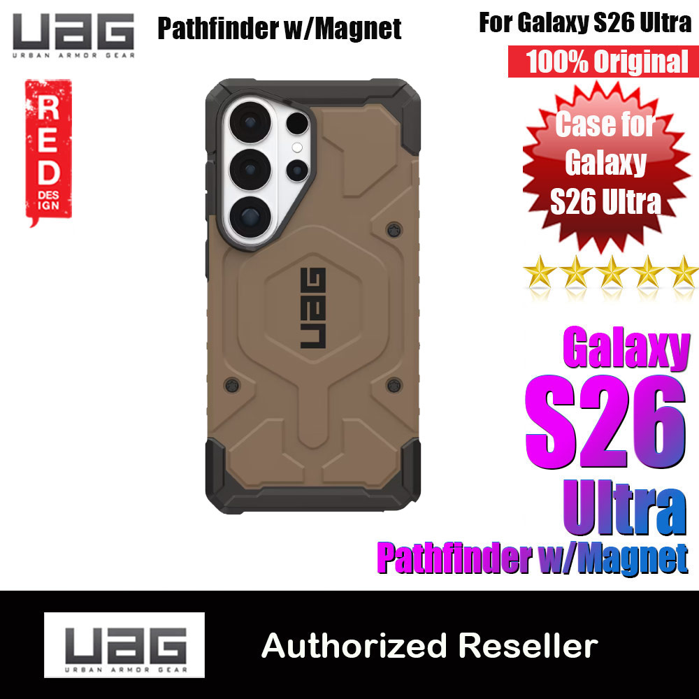 UAG Pathfinder Magsafe Compatible Drop Proof Case for Samsung Galaxy S26 Ultra (Dark Earth)