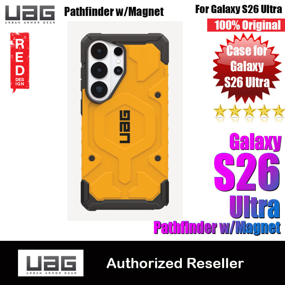 UAG Pathfinder Magsafe Compatible Drop Proof Case for Samsung Galaxy S26 Ultra (Yellow Heritage)