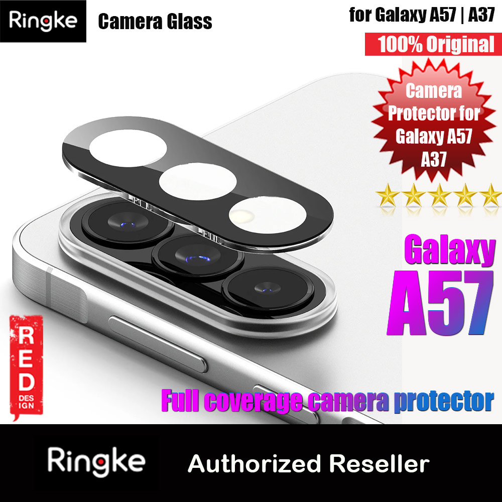 Ringke Full coverage camera protector  with Easy Installation for Samsung Galaxy A57 (Black)