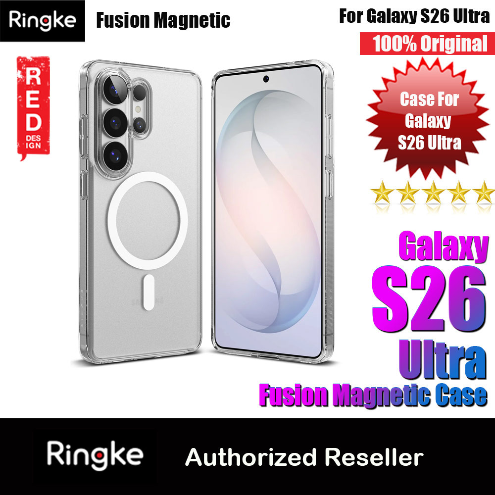 Ringke Fusion Magnetic Transparent Protection Case for Samsung Galaxy S26 Ultra (Matte)