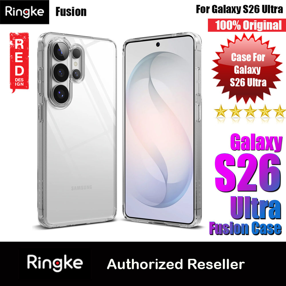 Ringke Fusion Transparent Protection Case for Samsung Galaxy S26 Ultra (Clear)